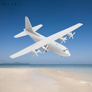 [Devoko] Transport Plane Model Miniature with Stand 4D US C130 for Gift Collection