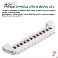 PEONYSG Zero Row, With Hole Screw Multi-specification Grounding Terminal Block, Screw Connector Bras