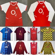 NEW 98-99 Arsenal Retro Jersey No. 14 Henry Bergkamp 0506 Asheno Short Long Sleeve Quick-dry Footbal