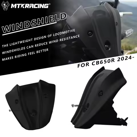 For HONDA CB650R Windshield Front Fly Screen Deflector Accessories CB650R CB 650R Fairing Windscreen