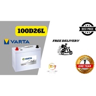 (INSTALLATION PROVIDED)Bateri Kereta Varta 100D26L/Ns70L -Nissan Navara Serena l Toyota Estima Alpha