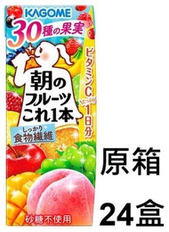 FI0398_24 KAGOME 30 種果實雜果汁 200ml x (原箱24盒) 此日期前最佳：2026年12月10日