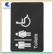 🛁 1Set Minimalist Style ABS Toilet Braille Sign for Gender-Neutral Restroom Indicator, Dimensions 9X