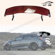 For Honda Civic Fk7 Fk8 Vtx2 Style Rear Gt Spoiler Carbon Fiber (Red Color)