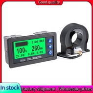 Stock-DC9-100V LCD Digital Hall Coulomb Meter Ammeter Voltmeter 50A Voltage Current Meter Battery In