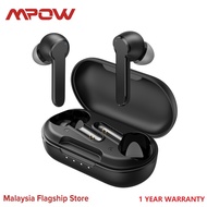 Mpow MBits S True Bluetooth 5.0 Earbuds CVC8.0 Noise Cancelling Earphones, Deep Bass IPX8 Touch Cont