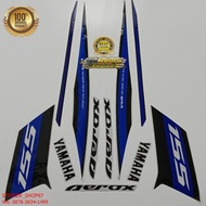 (ORI) Striping Yamaha Aerox 155 2017 2018  silver kualitas original