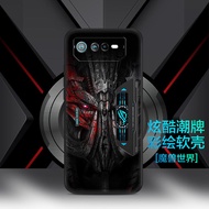 Asus Rog6 Mobile Phone Case Drop-Resistant Asus Rog Game Mobile Phone 6 Silicone Fashion Brand Rog6pro Armor Protective Case