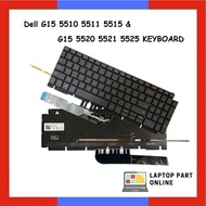 Dell G15 5510 5511 5515 & G15 5520 5521 5525 KEYBOARD