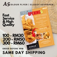 Flyer Printing A5 128gsm art paper
