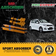 Perodua Viva/ viva elite/Viva 660/850/1.0 sport absorber/sport spring proexpert
