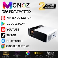 MONOZ 6000 lumens Projektor G86 projektor 4k Mini projector android projektor lcd projector mini