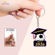 2D Acrylic Keychain - Football Basketball Tennis Baseball Volleyball Sports Theme