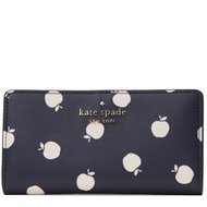 Kate Spade Staci Large Slim Bifold Wallet in Blazer Blue Multi k8306
