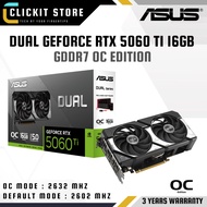 ASUS DUAL GeForce RTX™ 5060 Ti 8GB / 16GB GDDR7 OC Edition Kad Grafik GPU | DUAL-RTX5060TI-O16G