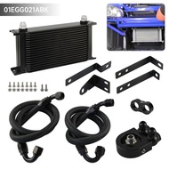 10AN 19 Rows Oil Cooler Filter Adapter Hose Kit Fits HONDA S2000 F20C, F22C AP1/AP2 2.0L&2.2L 2000-2