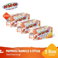 Momogi Bundle 3 Stick Tutti Frutti 4.5gr (60 Pcs)