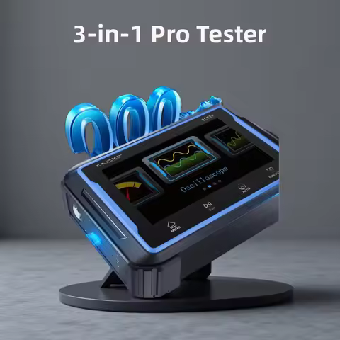 FNIRSI 2C53P Touch Screen Digital Oscilloscope+Multimeter+Signal Generator 3IN1 Dual Channel 50MHZ A