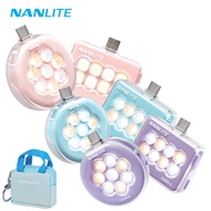 Nanlite Selife Photography Fill Lighting Cookie/Cookie-s Bi-color 2.3w 3200-5600K Mini Pocket Light 