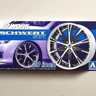 Ashima 1/24 W Work Schwert SC4 20 Inch Rims