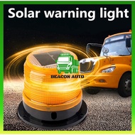 Lampu Beacon Lori 12V 24V Solar Beacon Truck Warning Light Solar Emergency Light LorryViral Cantik