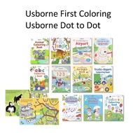 Usborne Little First Coloring Dot to Dot Activity Book with Sticker
