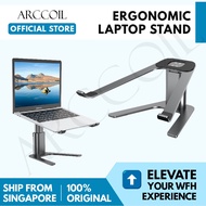 Arccoil Premium Ergonomic Adjustable Aluminium Computer Laptop Stand Desk