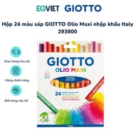 Box of 24 Giotto Olio Maxi Wax Colors, Italian Imported Wax Colors - Giotto 293800