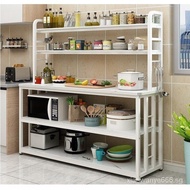 （Ready stock）Storage Rack Microwave Oven Oven Storage Rack Vegetable Cutting Operation Table