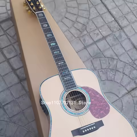 In stock/41 inches/D-45 guitar/Solid Spruce Top/rosewood fingerboard/rosewood back panel/20 F/6 stri