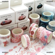 🌸ĐẦY ĐỦ 🌸 3Pcs/set theme paper tape sakura decoration sticker scrap booking diary sticker