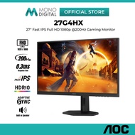 AOC 27" 27G4HX (200HZ/0.3MS) / 27G42E (180HZ/0.5MS) FULL HD (1920x1080P) LED FAST IPS LCD GAMING MON