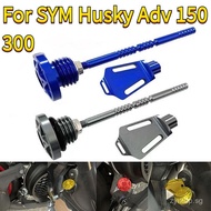 Motorcycle CNC Dipstick Cover for Sym DRG MMBCU 158 Husky Adv 150 300 Anti-Theft Oil Screws Accessor
