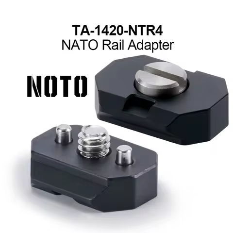 TILTA TA-1420-NTR4 1/4"-20 Mounting Screw to NATO Rail Adapter NATO Rails Adapter Accessories