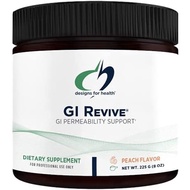 Designs for Health GI Revive 8oz Powder Slippery Elm Gut Health Support with Licorice Root, L-Glutamine + Zinc Carnosine - MSM, Marshmallow Root Powder + Okra Extract (28 Servings)