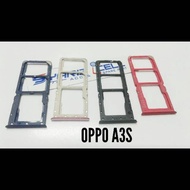 Sim Tray Place The Sim Card Oppo A3s Original Sim Card Slot