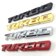 Turbo Alloy Metal Emblem Logo Sticker Car Turbo 3D Word Badge Ativa Aruz Exora HRV X90 X50