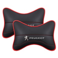 Breathable Leather Headrest Neck Pillow Car Head Neck Pillow For Peugeot 508 3008 GT 4008 5008  Peug