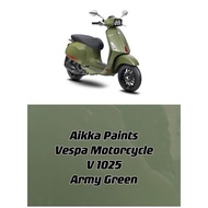 AIKKA MOTOR VESPA / V1025 ARMY GREEN / CAR & MOTOR SPORT RIM  PAINTING