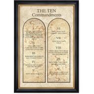 NEE The Ten Commandments Wall Decor Giclee Prints Canvas