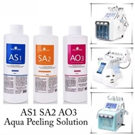 Korea AS1 SA2 AO3 Aqua Peeling Solution 400ml Hydra Dermabrasion Facial Cleansing Blackhead Beauty S