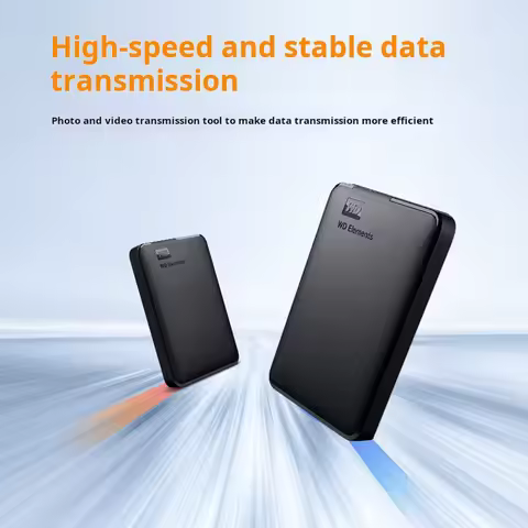 Western Digital (WD) 6TB Portable Hard Drive, USB 3.0, Elements Series, 2.5-Inch, Mechanical Hard Dr