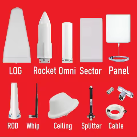 HWATEL Original RG-58 Cable 2G 3G 4G 5G WIFI 700 6000 MHZ LOG Panel Omni Antenna for Cellular Amplif