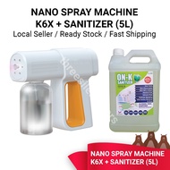 Nano Spray Gun K6X + Sanitizer (5L) - Value Buy - Ready Stock - Fast Shipping - Local Seller