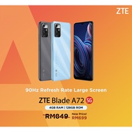 ZTE Blade A72 5G 8(4+4)GB RAM + 128GB | 6.52″ HD+ 90Hz Display | Mediatek Dimensity 700 5G | 4000mAh