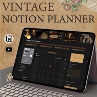 Notion Life Planner - All-in-One Notion Planner, Ultimate Notion Template, Notion Dashboard, Vintage