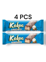 BISKUIT KALPA WAFER COKLAT 24 GRAM / KALPA WAFER BERSALUT COKLAT KELAPA 24 GR / CEMILAN COKELAT SNAC
