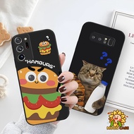 Samsung Note 8 9 10 20 S8 S9 Plus Lite Ultra Case With Dog And Cat Shape, Lovely Food