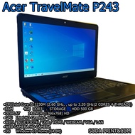 โน้ตบุ๊คมือ2 Notebook Acer TravelMate P243 CPUIntel Core i5-3230M RAM 8 GB HDD500 GB GPU Intel HD Graphics 4000 DISPLAY 14 inch Win 10 Pro REFURBISHED