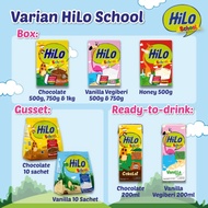 READY " TRIPLE PACK - HILO SCHOOL GUSSET COKLAT 10 SACHET - SUSU